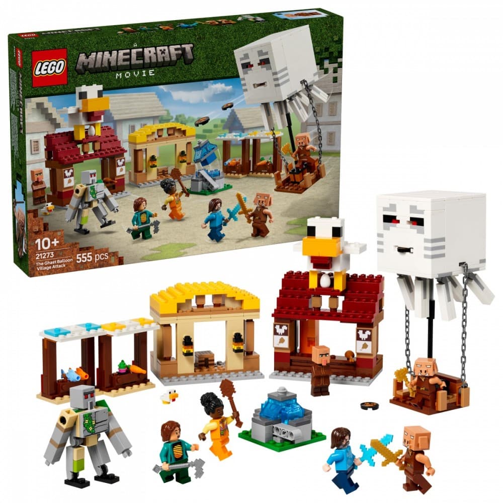 LEGO MINECRAFT 21273 Napad balonskega ghasta na vas 5