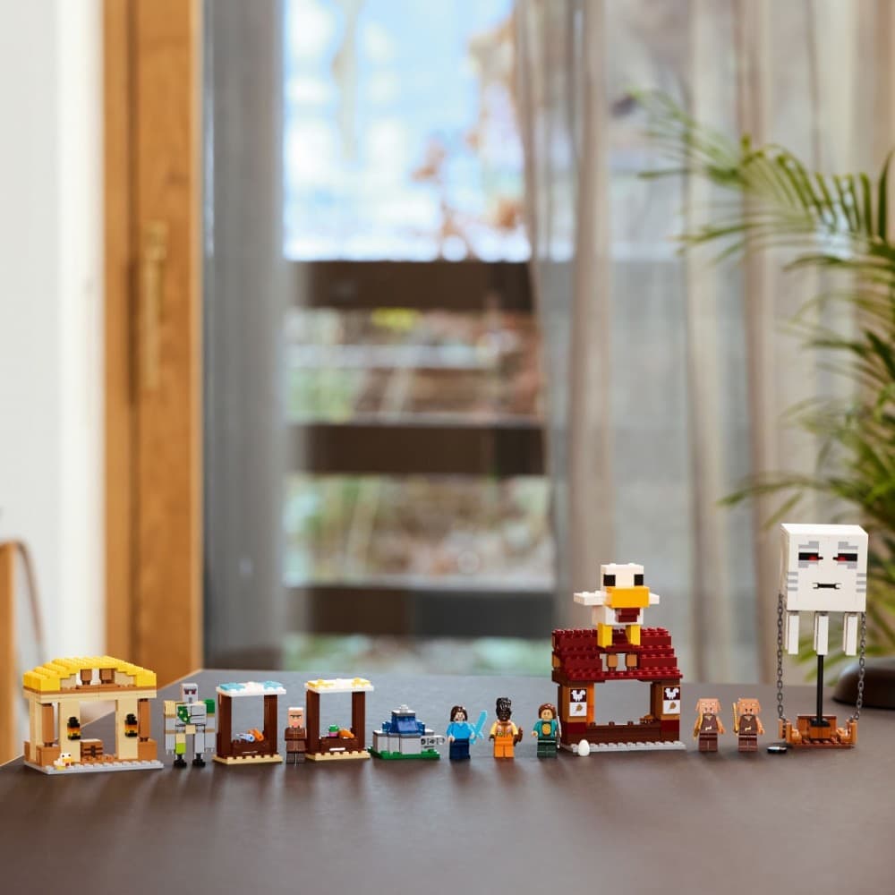 LEGO MINECRAFT 21273 Napad balonskega ghasta na vas 6