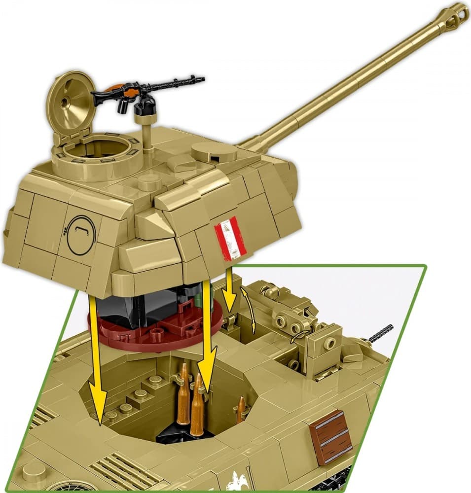 COBI Kocke Panzer V Panther Ausf.G "Pudel" 1133 kos 7