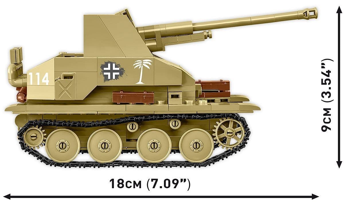 COBI Kocke Sd.Kfz. Marder III, 486 kos 4