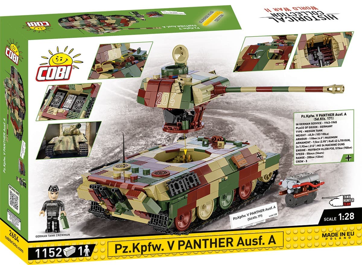 COBI Kocke PZ.Kpfw.V Panther Ausf.A 3