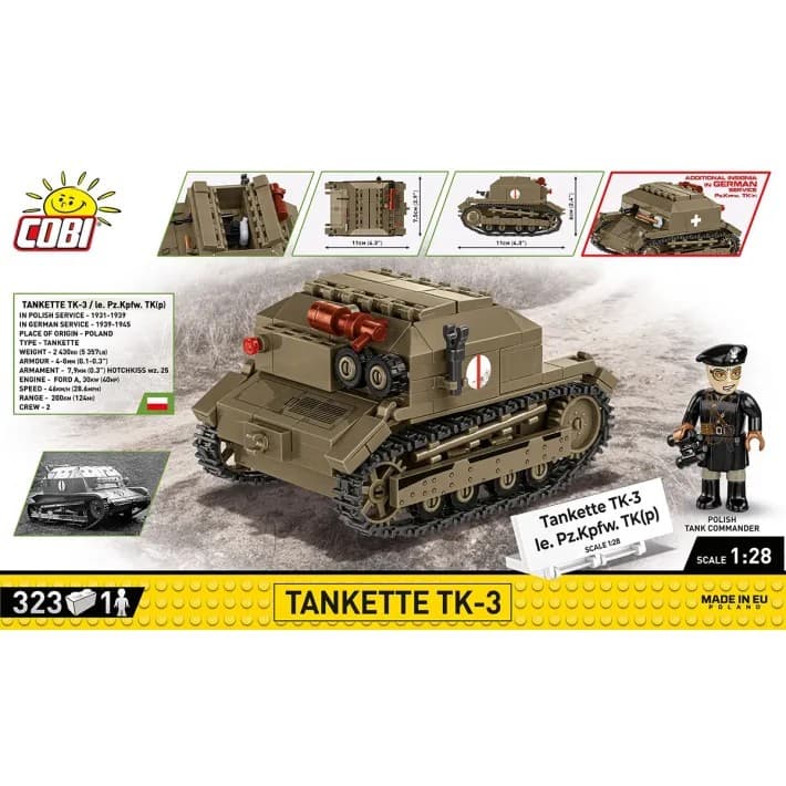 COBI Kocke Tanketa TK-3 (323 kocke) 4