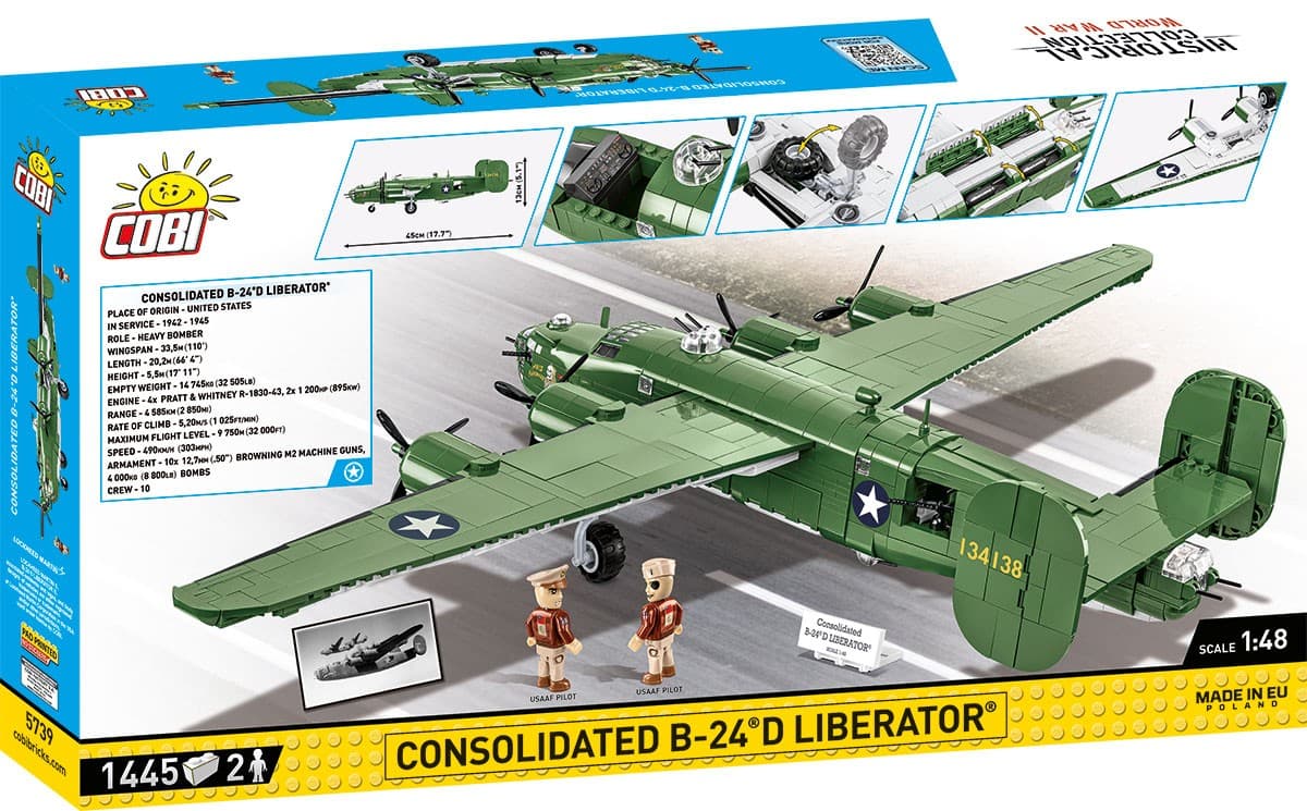 COBI Kocke Consolidated B-24D Liberator (1445 kock) 3