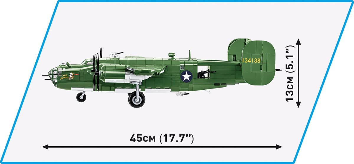 COBI Kocke Consolidated B-24D Liberator (1445 kock) 4