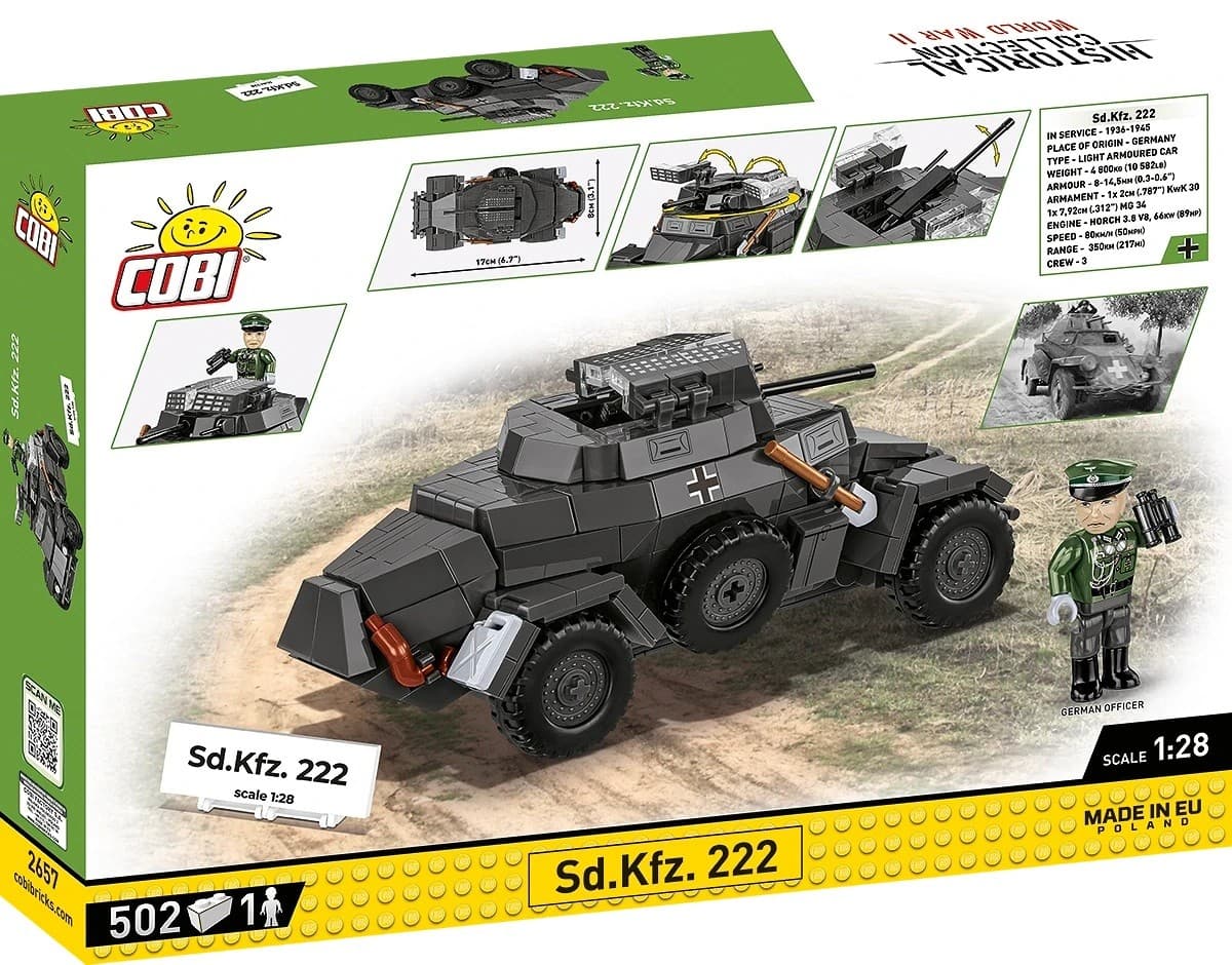 COBI Kocke Sd.Kfz. 222 (502 kocke) 6