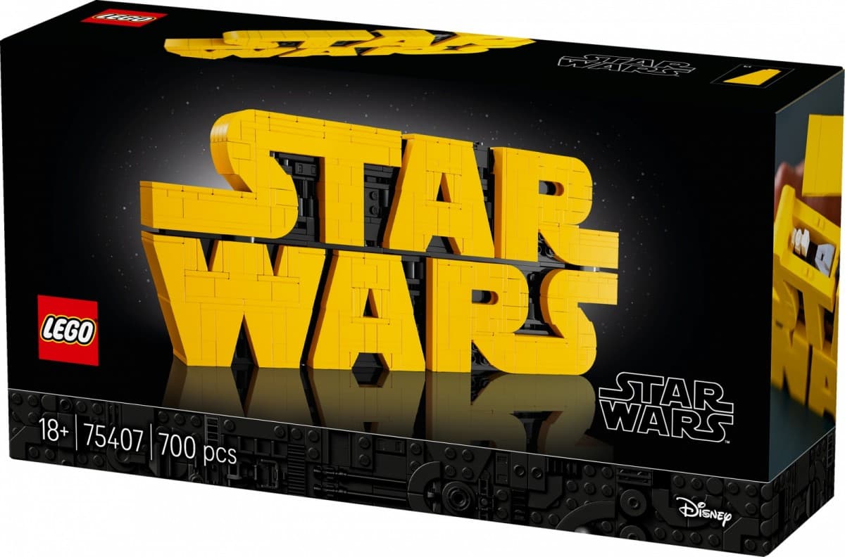 LEGO Star Wars 75407 Logotip Star Wars iz kock 2