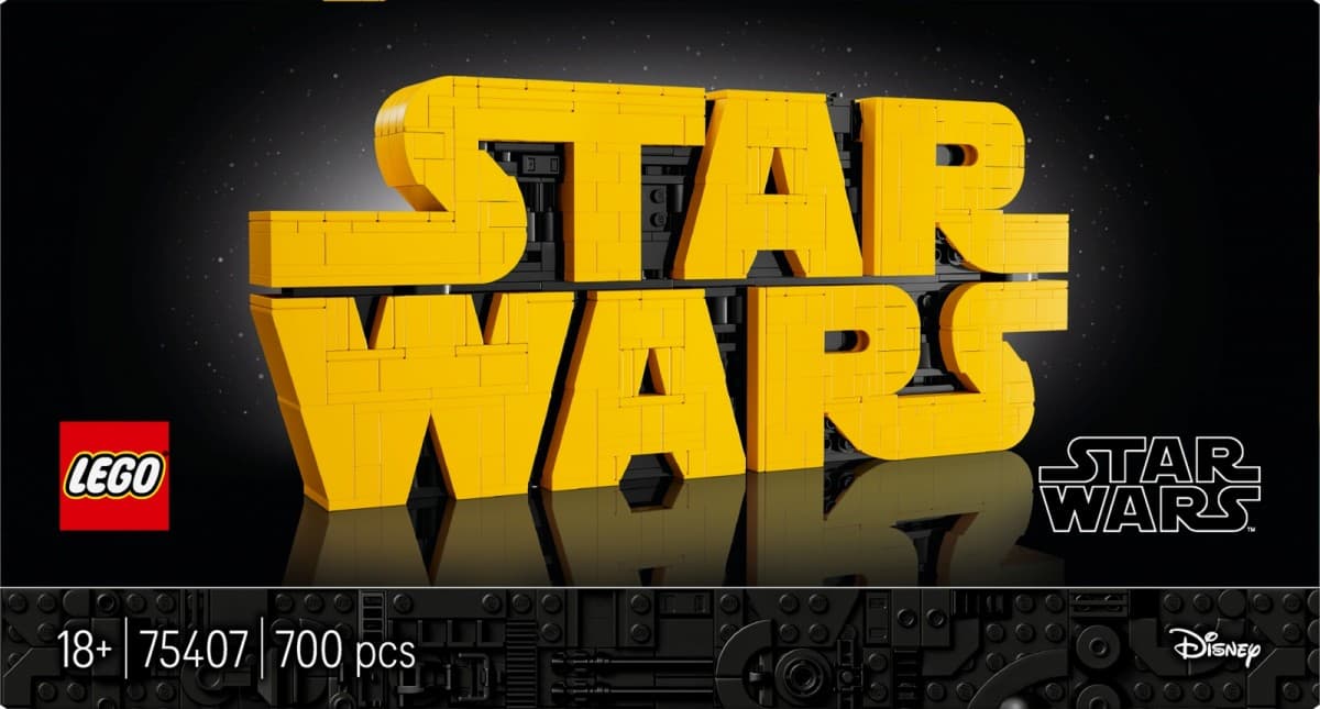 LEGO Star Wars 75407 Logotip Star Wars iz kock 3