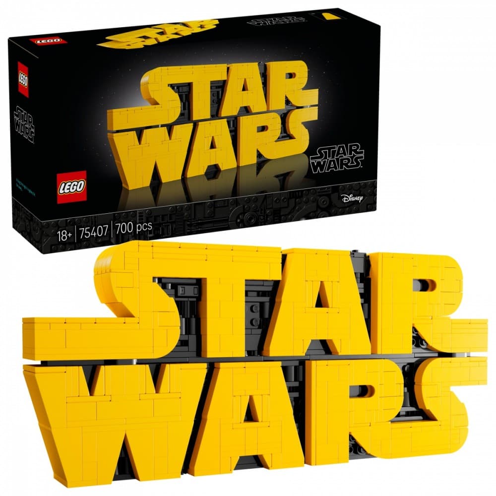 LEGO Star Wars 75407 Logotip Star Wars iz kock 4