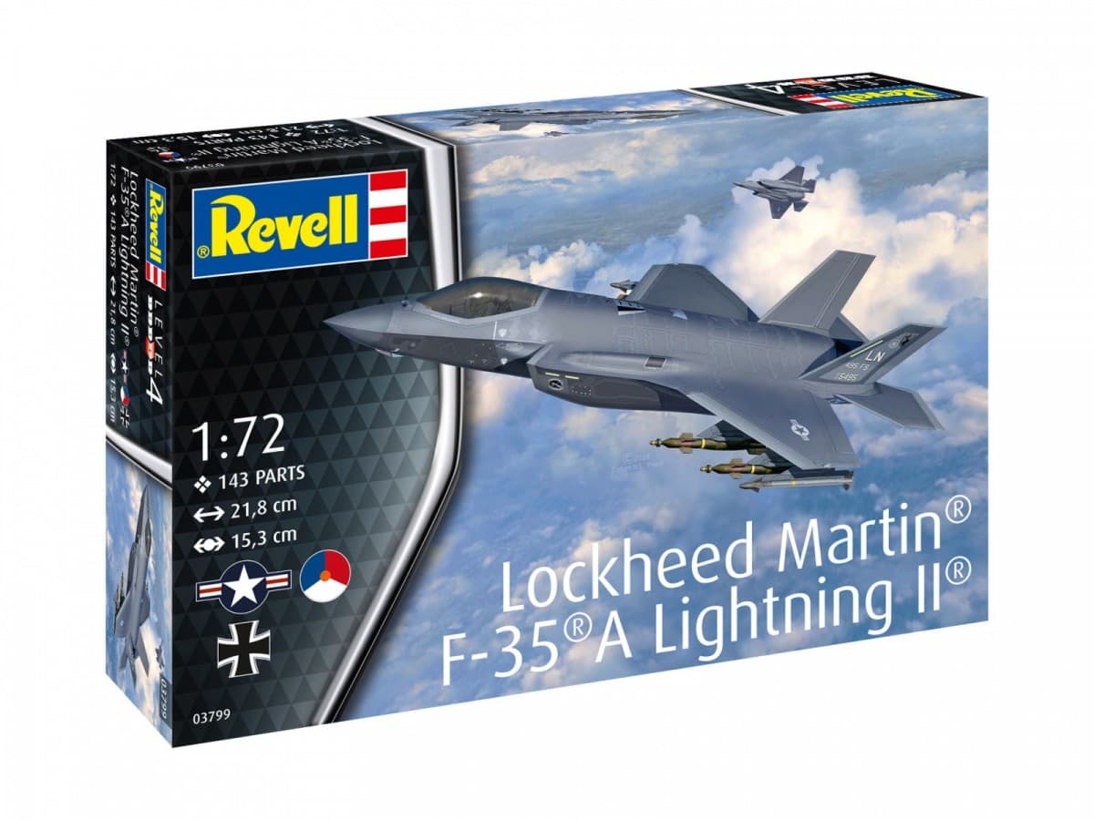 Model letala Lockheed Martin F-35A Lightning II 1:72 4