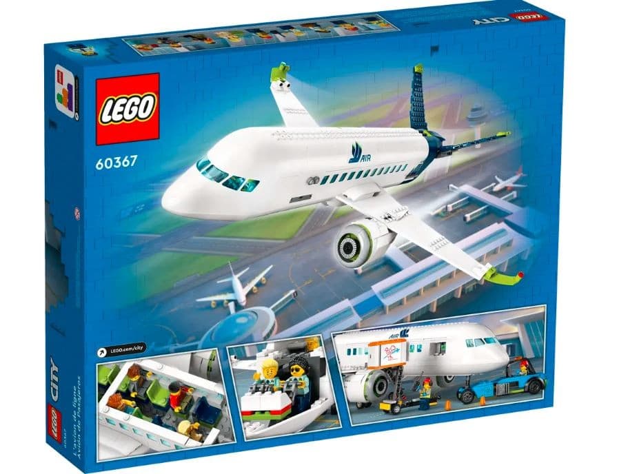 LEGO City 60367 Tovorni potniški letalo 4