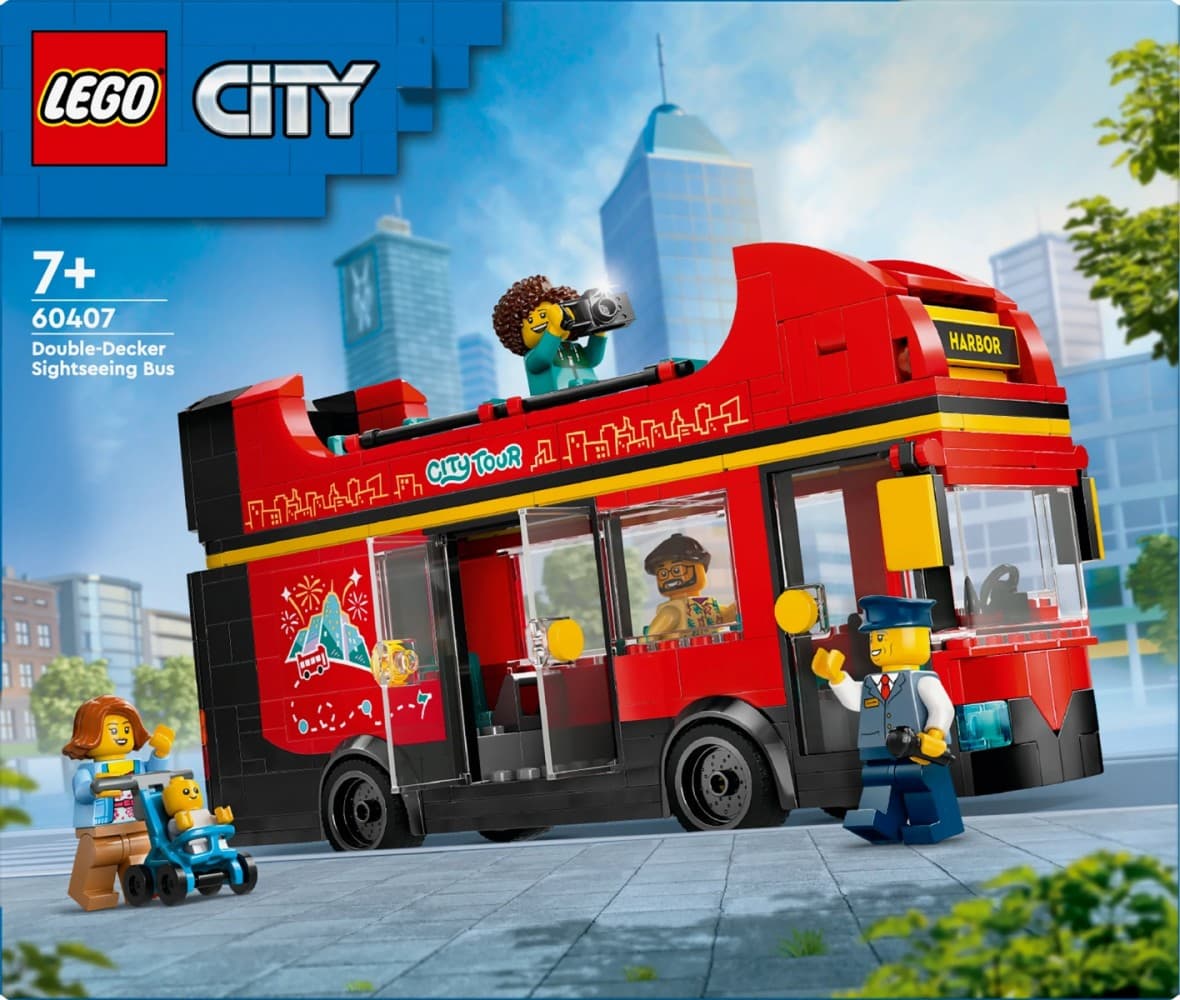 LEGO City Rdeči dvonadstropni avtobus 60407 2