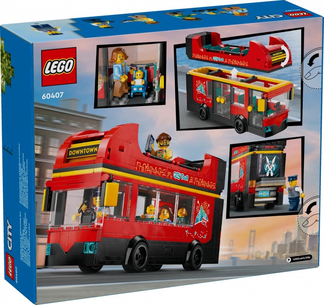 LEGO City Rdeči dvonadstropni avtobus 60407 3