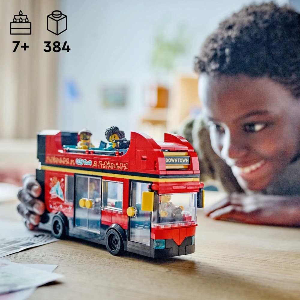 LEGO City Rdeči dvonadstropni avtobus 60407 5