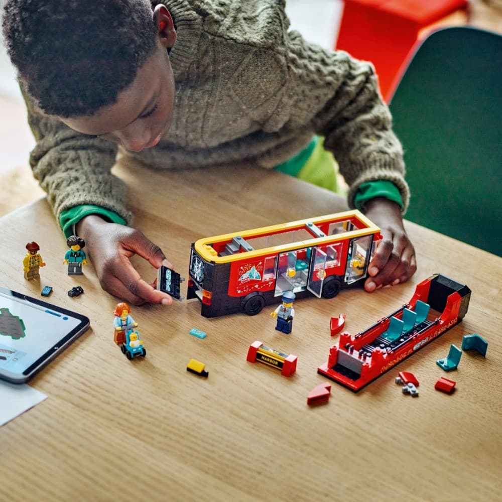 LEGO City Rdeči dvonadstropni avtobus 60407 6