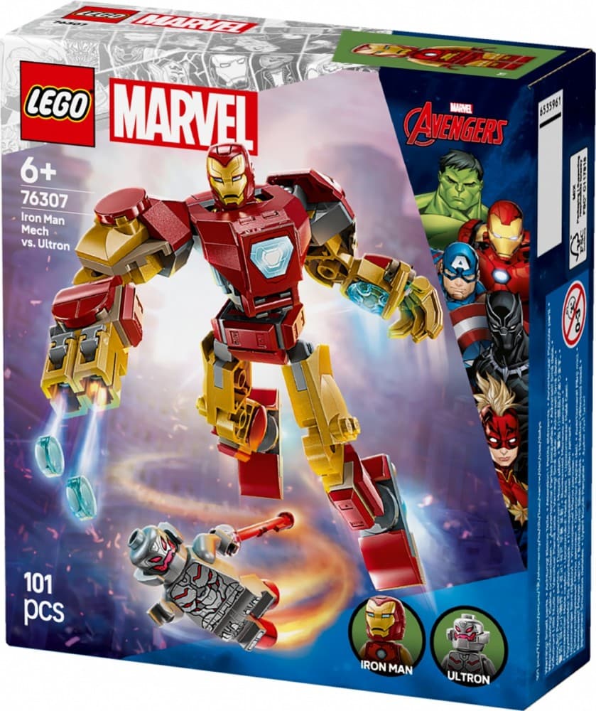 LEGO Marvel Mech Iron Man proti Ultronu 76307 2