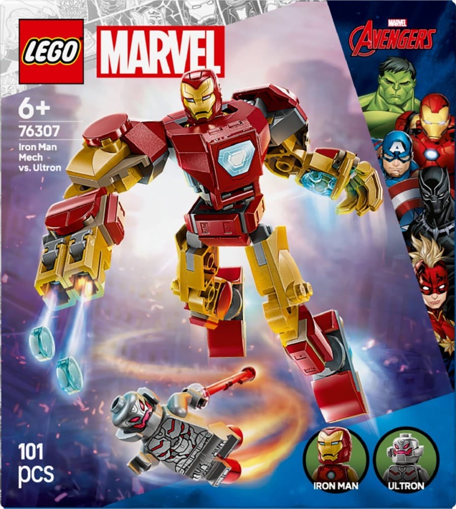 LEGO Marvel Mech Iron Man proti Ultronu 76307 3