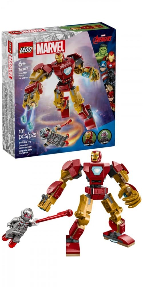 LEGO Marvel Mech Iron Man proti Ultronu 76307 4