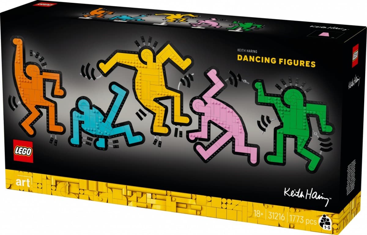 LEGO Art 31216 Keith Haring - plešoče figure 2