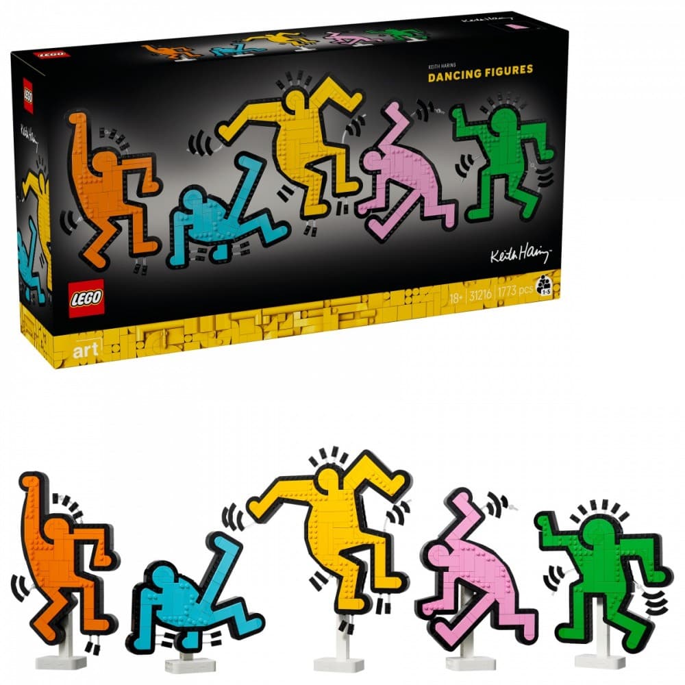 LEGO Art 31216 Keith Haring - plešoče figure 4