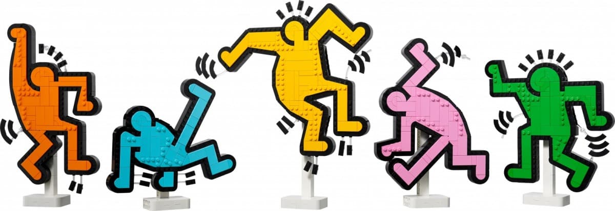 LEGO Art 31216 Keith Haring - plešoče figure 8