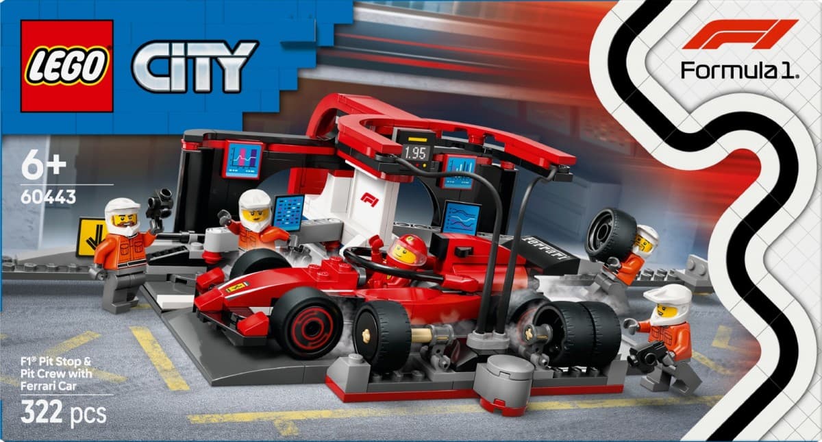 LEGO City 60443 Ferrari F1 Pit Stop 3