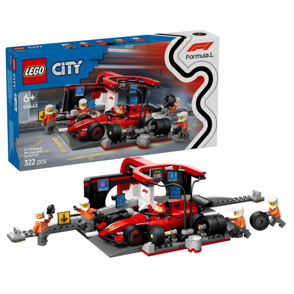 LEGO City 60443 Ferrari F1 Pit Stop 4