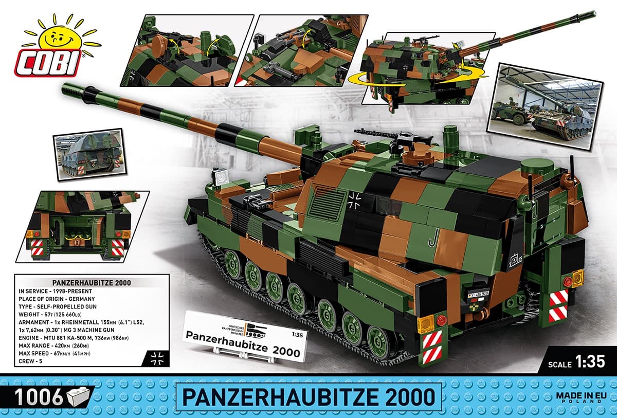 COBI Kockice Panzerhaubitze 2000 2