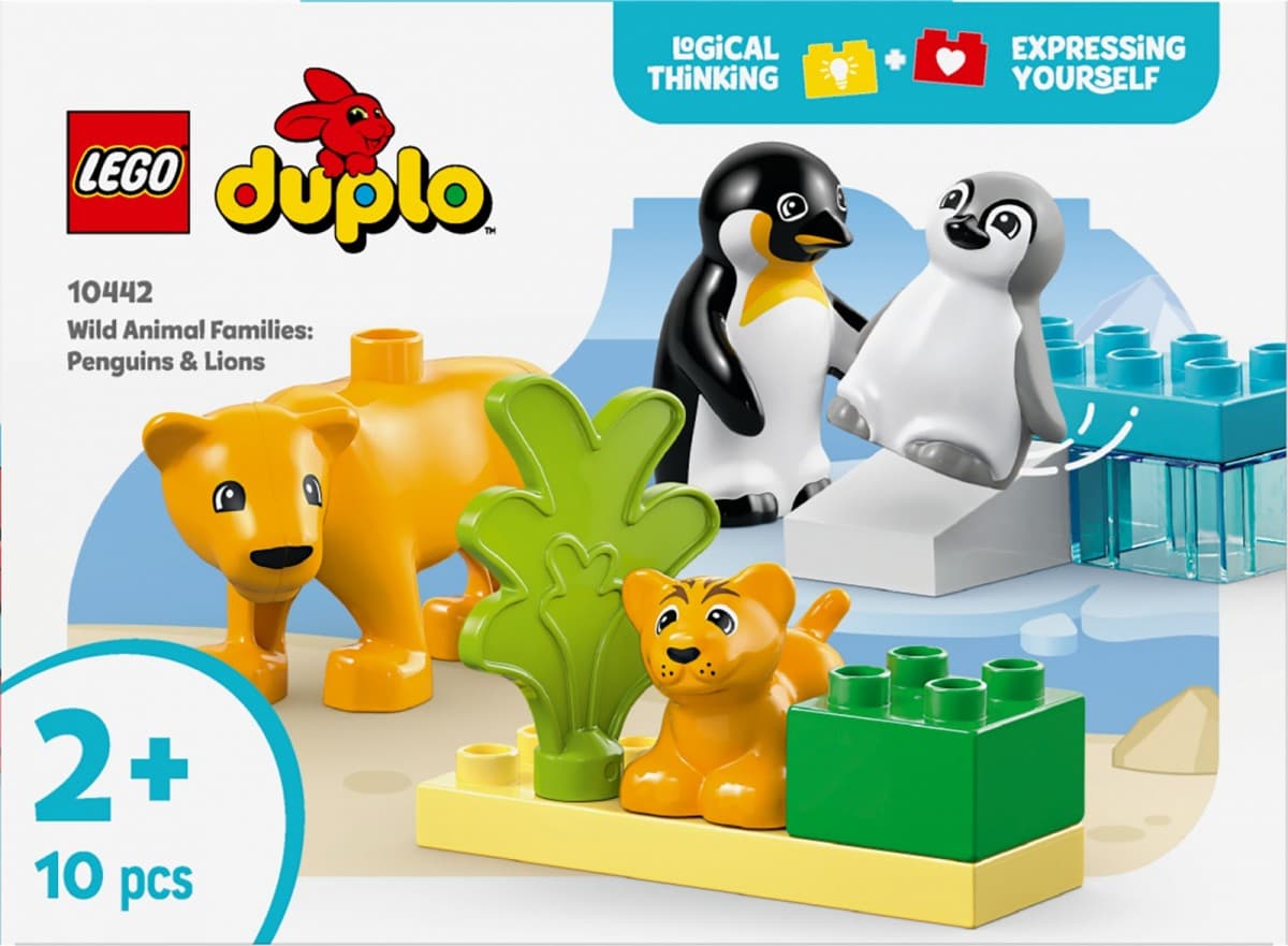 LEGO Duplo 10442 Živali divjine: pingvini in levi 2