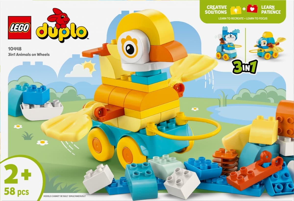LEGO DUPLO 3v1 Živalce na kolesih 3