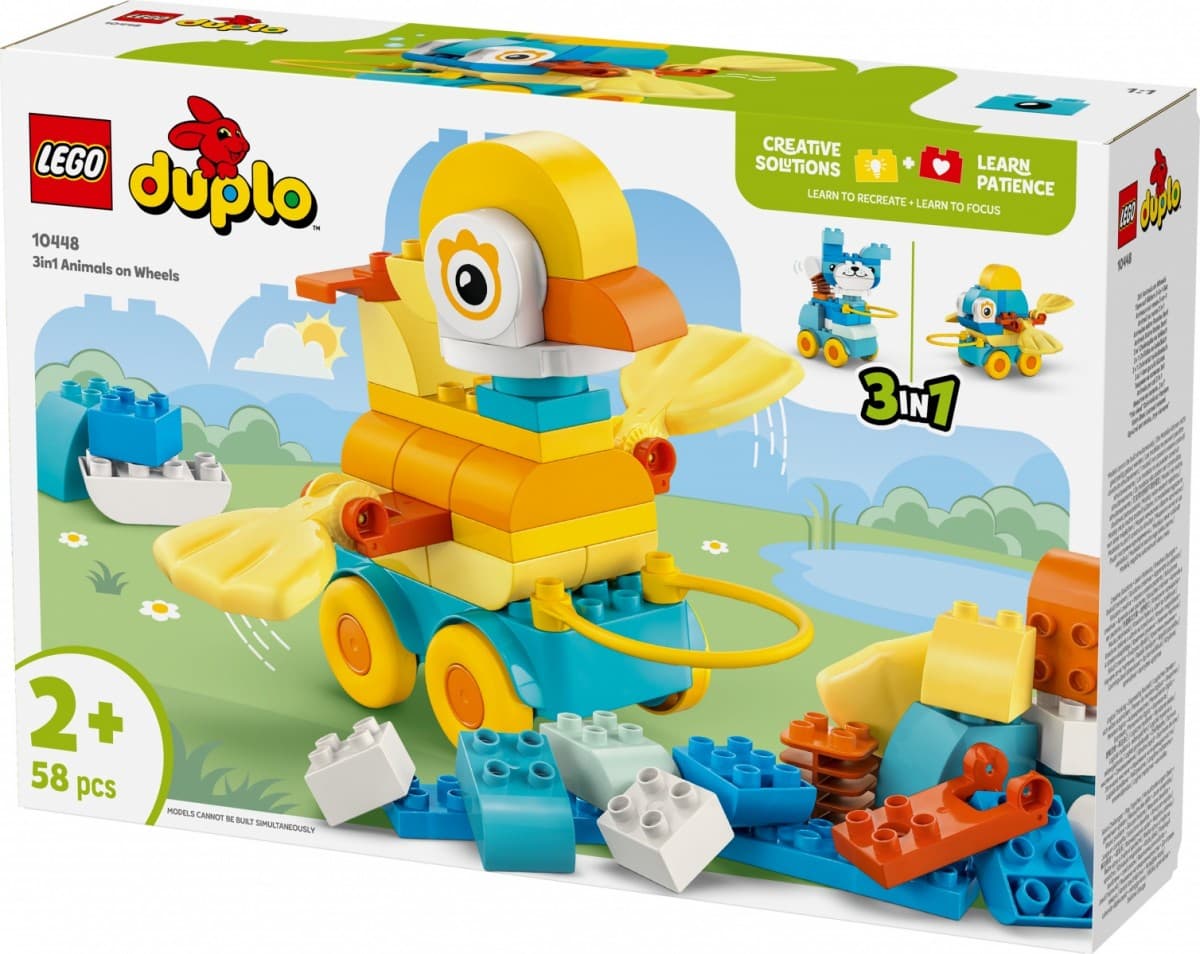 LEGO DUPLO 3v1 Živalce na kolesih 4
