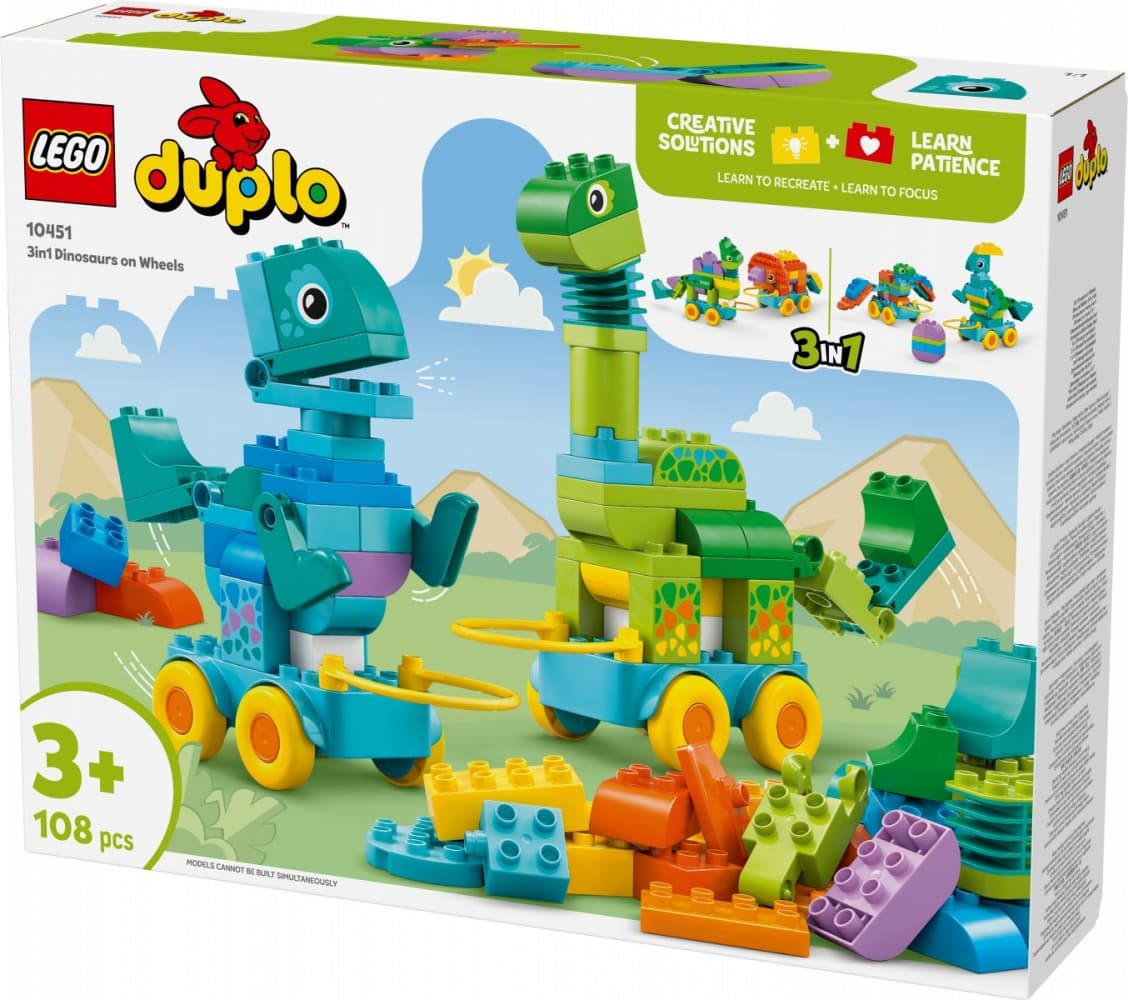 LEGO DUPLO 3v1 Dinozavri na kolesih 5