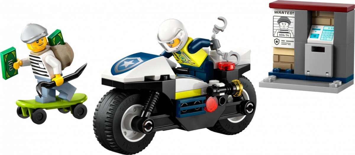 LEGO CITY Policijski lov na motorju 2