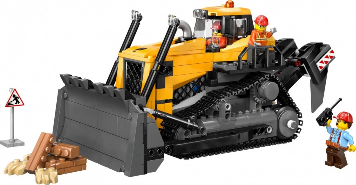 LEGO City Rumeni Buldožer 60466 - Gradbena igrača za otroke 2