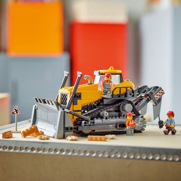 LEGO City Rumeni Buldožer 60466 - Gradbena igrača za otroke 3