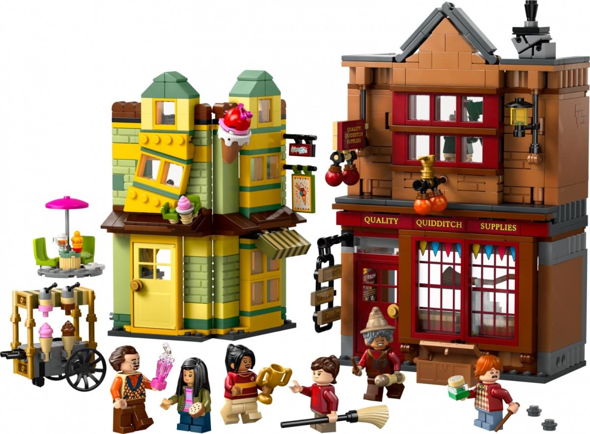 LEGO Harry Potter Ulica Škotska: Oprema Quidditcha in Lado 76452 2