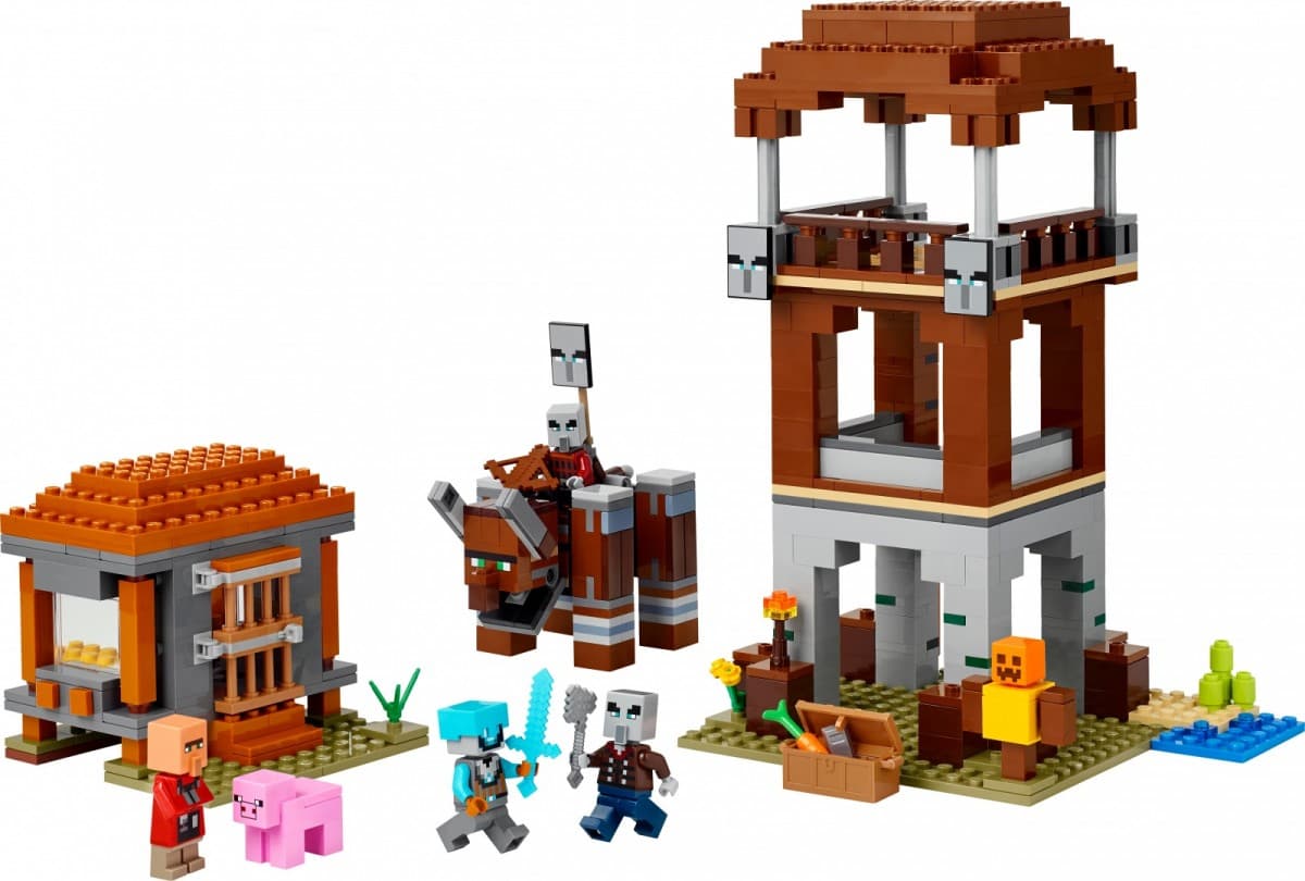 LEGO MINECRAFT 21278 Skrivališče razbojnikov in pustolovcev 2