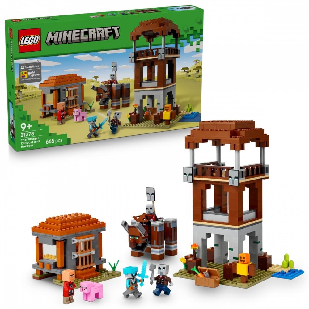 LEGO MINECRAFT 21278 Skrivališče razbojnikov in pustolovcev 3