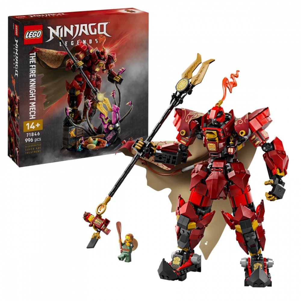 LEGO NINJAGO Mech Ognjenega Vitezca 71846 - Zbirateljski model 8