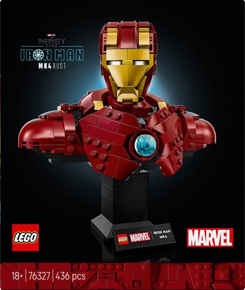 LEGO Marvel Poprsje Iron Mana MK4 76327 - Zbirateljski model 3