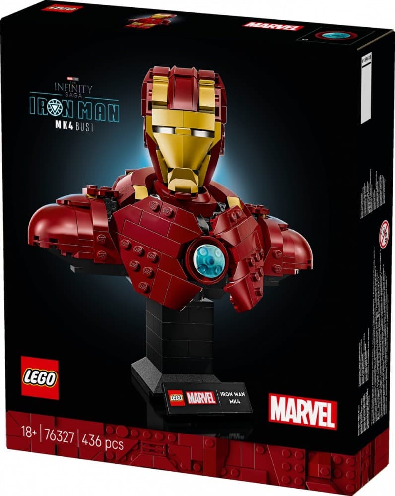 LEGO Marvel Poprsje Iron Mana MK4 76327 - Zbirateljski model 4