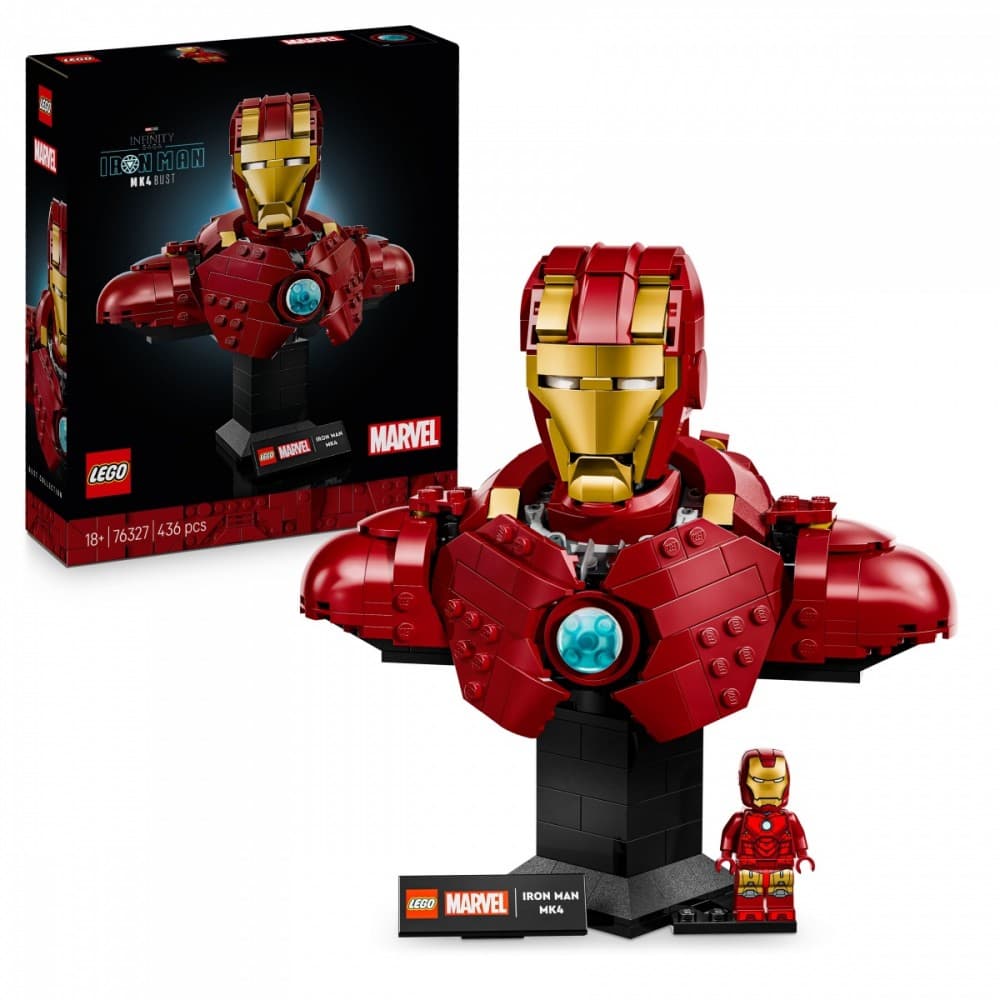 LEGO Marvel Poprsje Iron Mana MK4 76327 - Zbirateljski model 8
