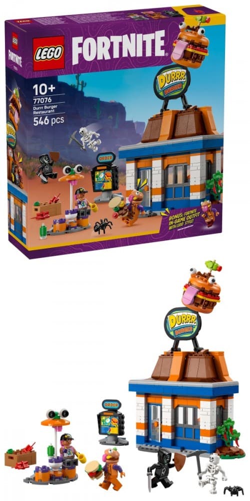 LEGO Fortnite restavracija Durrr Burger 6