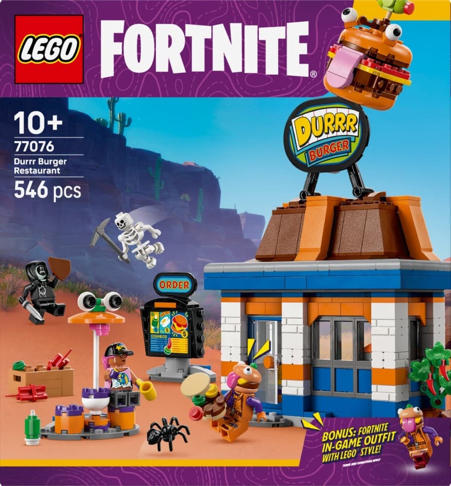 LEGO Fortnite restavracija Durrr Burger 7