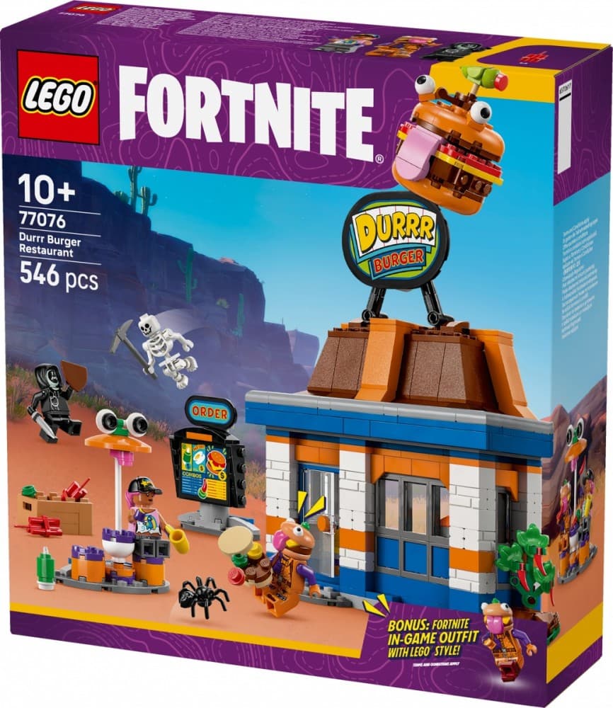 LEGO Fortnite restavracija Durrr Burger 8