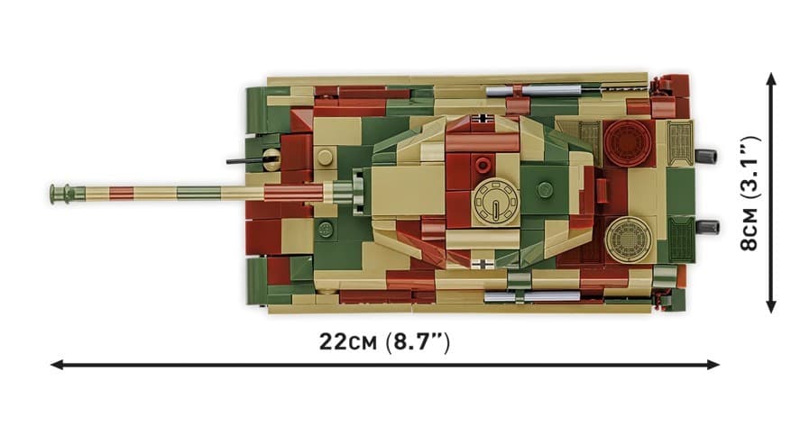 Kocke COBI - Tenk Tiger II Königstiger (500 kock) 3