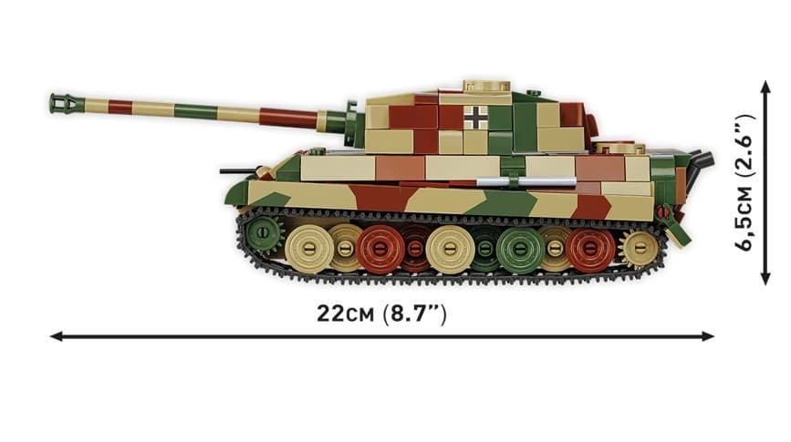 Kocke COBI - Tenk Tiger II Königstiger (500 kock) 4