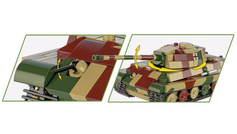 Kocke COBI - Tenk Tiger II Königstiger (500 kock) 5