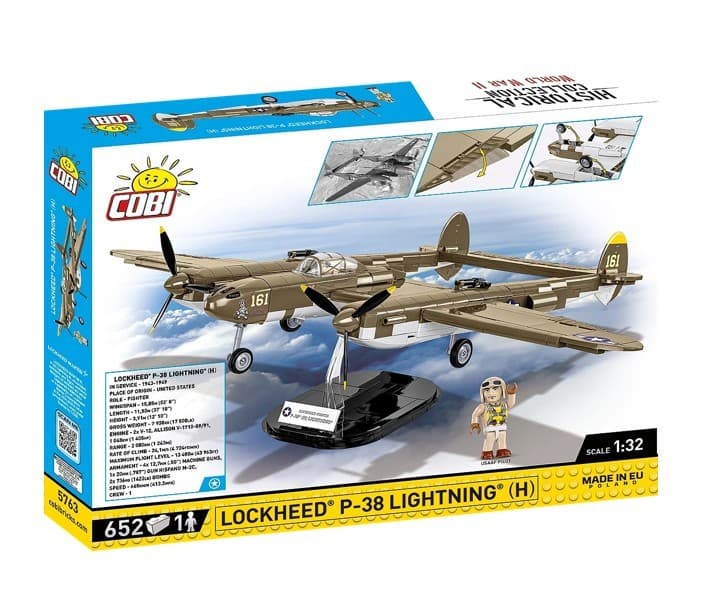 Kocke COBI Lockheed P-38H Lightning 1:32 2