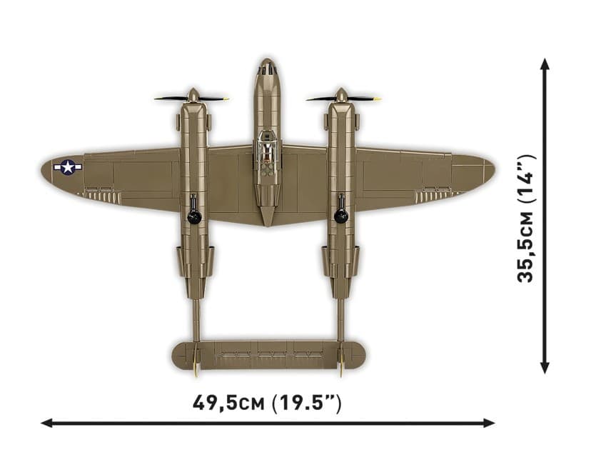 Kocke COBI Lockheed P-38H Lightning 1:32 4