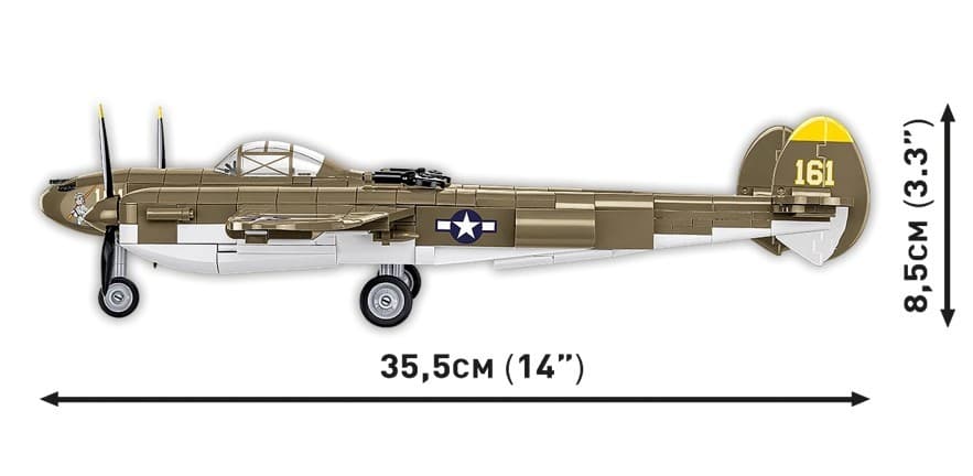 Kocke COBI Lockheed P-38H Lightning 1:32 5